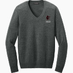 Jupiter Christian Eagles Port Authority Women's Easy Care V-Neck Sweater Front Thumbnail