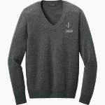Jupiter Christian Eagles <span class="pdp-name-mascot">Jupiter Eagles</span> Port Authority Women's Easy Care V-Neck Sweater Front Thumbnail