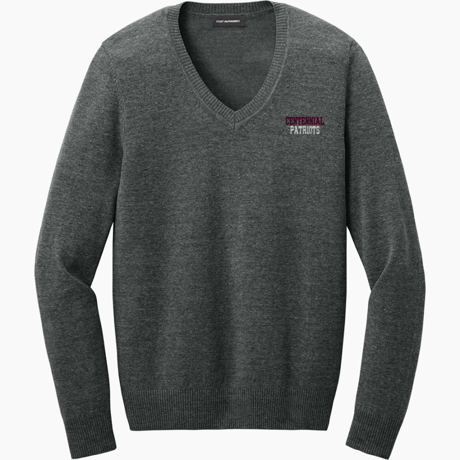 CENTENNIAL HIGH SCHOOL PATRIOTS <span class="pdp-name-mascot">CENTENNIAL PATRIOTS</span> Port Authority Women's Easy Care V-Neck Sweater