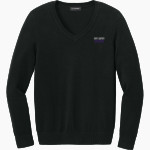 First Baptist Hurricanes <span class="pdp-name-mascot">First Baptist Hurricanes</span> Port Authority Women's Easy Care V-Neck Sweater Front Thumbnail