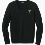 MOSES LAKE HIGH SCHOOL MAVERICKS <span class="pdp-name-mascot">MOSES LAKE MAVERICKS</span> Port Authority Women's Easy Care V-Neck Sweater Front Thumbnail