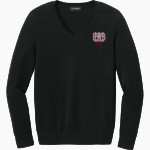 Montgomery Bell Academy Online Apparel Store <span class="pdp-name-mascot">Montgomery Bell Academy Big Red</span> Port Authority Women's Easy Care V-Neck Sweater Front Thumbnail