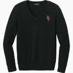 Scotts Valley Falcons Port Authority Women's Easy Care V-Neck Sweater Front Thumbnail