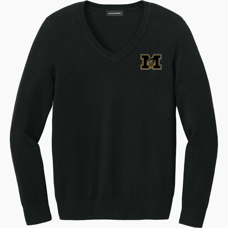 MITCHELL HIGH SCHOOL TIGERS <span class="pdp-name-mascot">MITCHELL TIGERS</span> Port Authority Women's Easy Care V-Neck Sweater