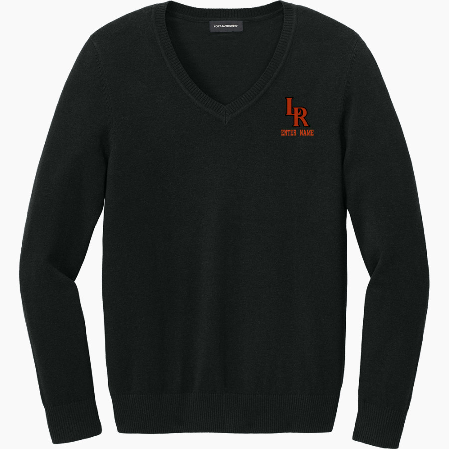 Lafayette Ramblers <span class="pdp-name-mascot">Ramblers</span> Port Authority Women's Easy Care V-Neck Sweater