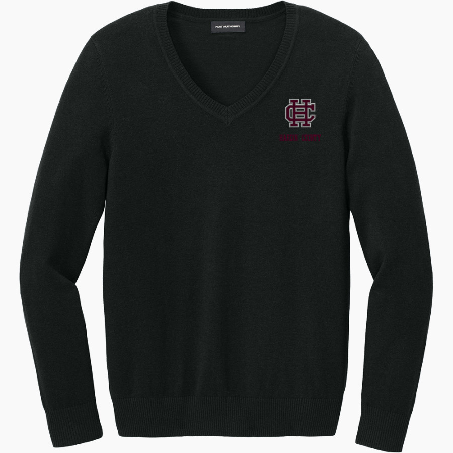 HARDIN COUNTY HIGH SCHOOL TIGERS <span class="pdp-name-mascot">HARDIN COUNTY TIGERS</span> Port Authority Women's Easy Care V-Neck Sweater