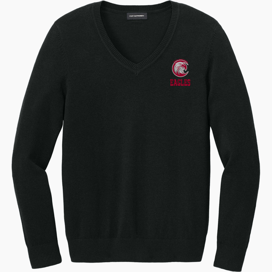Central Eagles <span class="pdp-name-mascot">Central Eagles</span> Port Authority Women's Easy Care V-Neck Sweater
