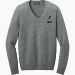 LIBERTY HIGH SCHOOL LIGHTNING <span class="pdp-name-mascot">LIBERTY LIGHTNING</span> Port Authority Women's Easy Care V-Neck Sweater Front Thumbnail