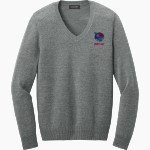 Mesquite Desert Dogs Port Authority Women's Easy Care V-Neck Sweater Front Thumbnail