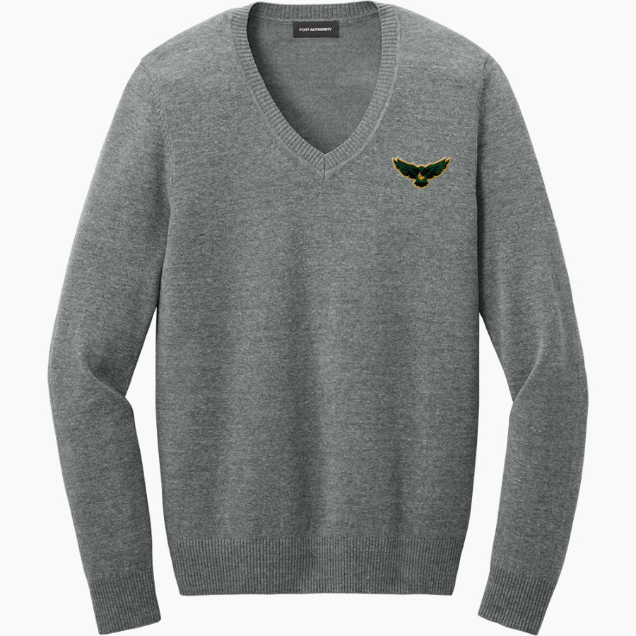 Pine Forge Academy Falcons <span class="pdp-name-mascot">Pine Forge Academy Falcons</span> Port Authority Women's Easy Care V-Neck Sweater