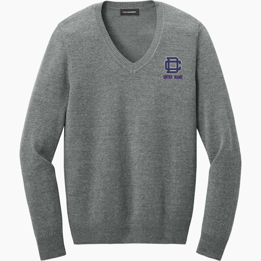 Deep Creek Hornets <span class="pdp-name-mascot">Deep Creek Hornets</span> Port Authority Women's Easy Care V-Neck Sweater