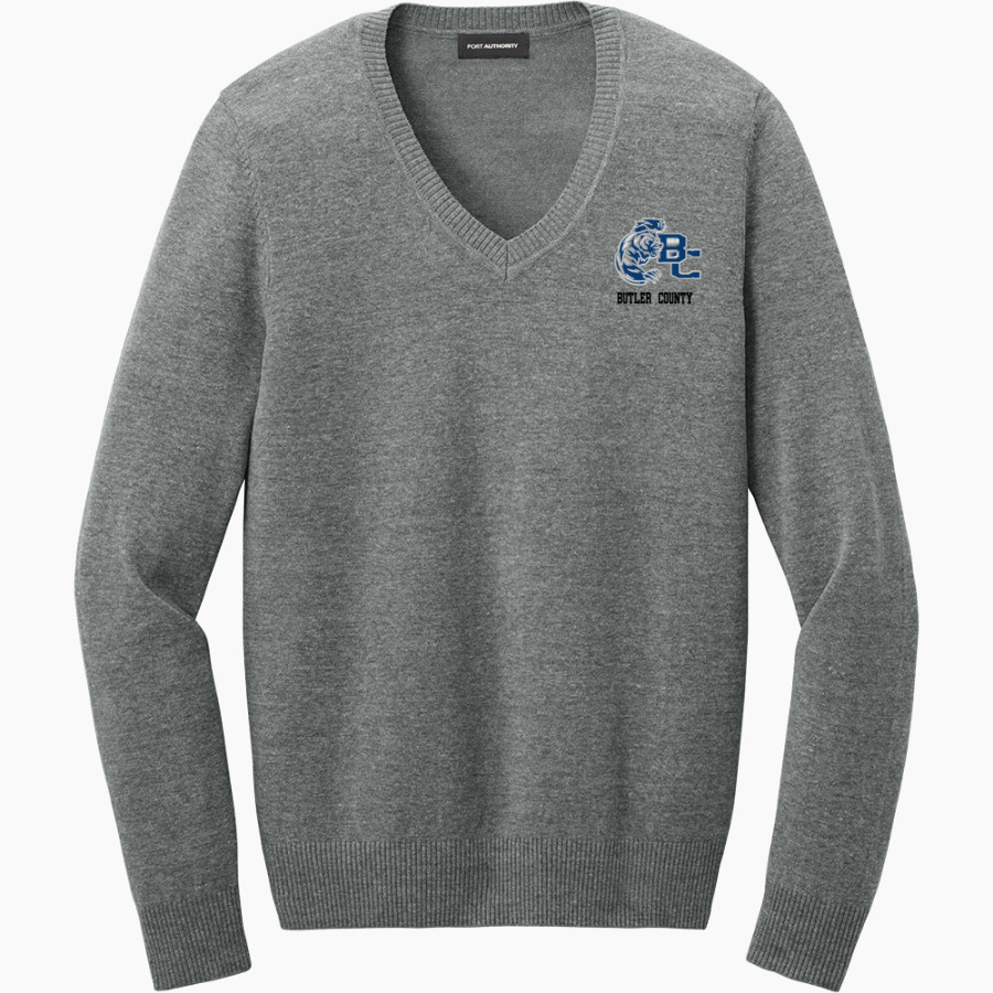 Butler County Bears <span class="pdp-name-mascot">Butler County Bears</span> Port Authority Women's Easy Care V-Neck Sweater