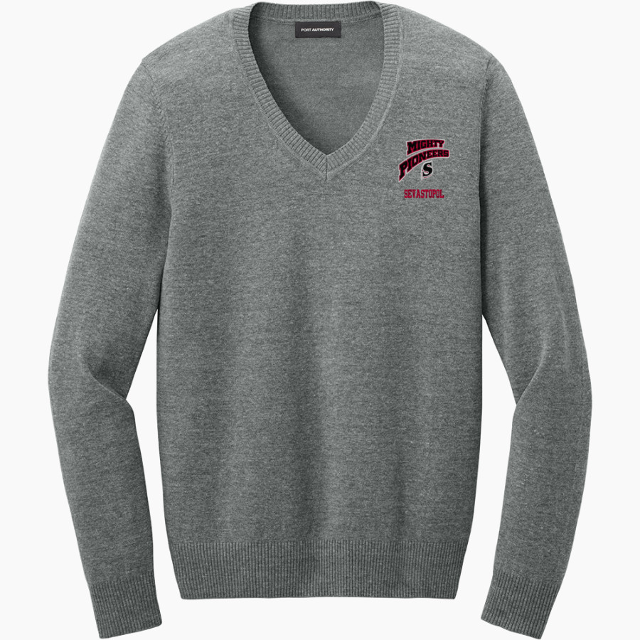 SEVASTOPOL HIGH SCHOOL PIONEERS <span class="pdp-name-mascot">SEVASTOPOL PIONEERS</span> Port Authority Women's Easy Care V-Neck Sweater
