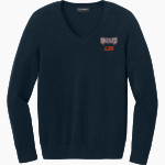 Glenn Grizzlies <span class="pdp-name-mascot">Tom Glenn Grizzlies</span> Port Authority Women's Easy Care V-Neck Sweater Front Thumbnail