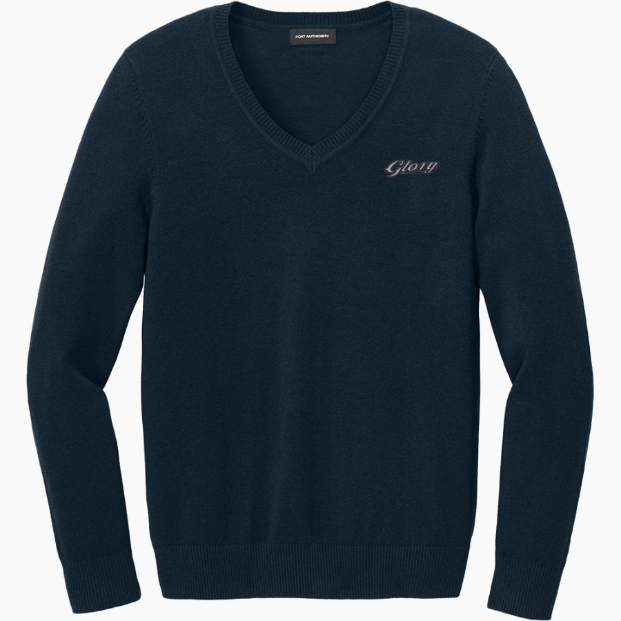 Va Glory <span class="pdp-name-mascot">Va Glory</span> Port Authority Women's Easy Care V-Neck Sweater