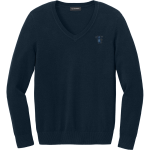 DWIGHT SCHOOL LIONS ONLINE STORE <span class="pdp-name-mascot">DWIGHT LIONS</span> Port Authority Women's Easy Care V-Neck Sweater Front Thumbnail