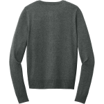 Holy Trinity Tigers <span class="pdp-name-mascot">Holy Trinity Tigers</span> Port Authority Women's Easy Care Crewneck Cardigan Sweater Back Thumbnail