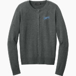 Crow Tigers <span class="pdp-name-mascot">Crow Middle School Tigers</span> Port Authority Women's Easy Care Crewneck Cardigan Sweater Front Thumbnail