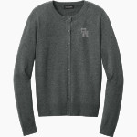 Spring Hill Panthers <span class="pdp-name-mascot">Spring Hill Panthers</span> Port Authority Women's Easy Care Crewneck Cardigan Sweater Front Thumbnail