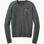 Glenn Grizzlies <span class="pdp-name-mascot">Tom Glenn Grizzlies</span> Port Authority Women's Easy Care Crewneck Cardigan Sweater Front Thumbnail