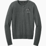 Barton College Official Store of the Bulldogs <span class="pdp-name-mascot">Barton Bulldogs</span> Port Authority Women's Easy Care Crewneck Cardigan Sweater Front Thumbnail