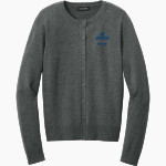 Jefferson Christian Eagles Port Authority Women's Easy Care Crewneck Cardigan Sweater Front Thumbnail