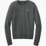 Collinsville Kahoks <span class="pdp-name-mascot">Collinsville Kahoks</span> Port Authority Women's Easy Care Crewneck Cardigan Sweater Front Thumbnail