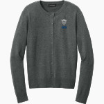 DAVIS SENIOR HIGH SCHOOL BLUE DEVILS <span class="pdp-name-mascot">DAVIS BLUE DEVILS</span> Port Authority Women's Easy Care Crewneck Cardigan Sweater Front Thumbnail