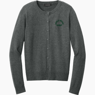 Port Authority Women's Easy Care Crewneck Cardigan Sweater