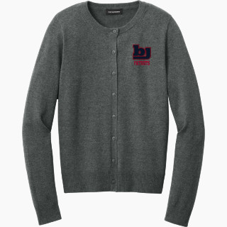 Port Authority Women's Easy Care Crewneck Cardigan Sweater