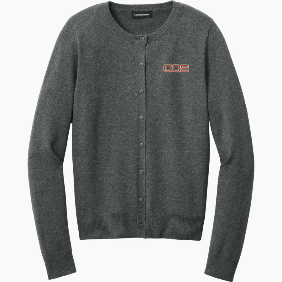 Sequoias Giants <span class="pdp-name-mascot">College of the Sequoias</span> Port Authority Women's Easy Care Crewneck Cardigan Sweater