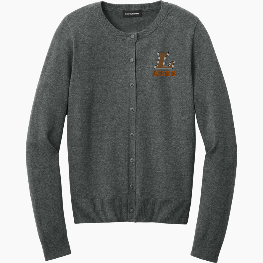 Sycamore Longhorns <span class="pdp-name-mascot">Sycamore Elementary School Longhorns</span> Port Authority Women's Easy Care Crewneck Cardigan Sweater