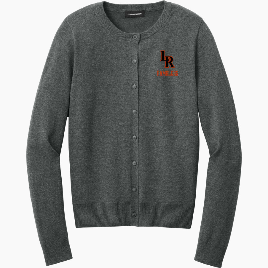 Lafayette Ramblers <span class="pdp-name-mascot">Ramblers</span> Port Authority Women's Easy Care Crewneck Cardigan Sweater