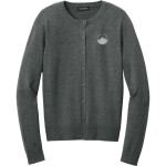 HVAS Hood View Adventist Sch <span class="pdp-name-mascot">Hood View Junior Academy</span> Port Authority Women's Easy Care Crewneck Cardigan Sweater Front Thumbnail
