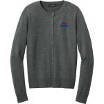 Plainfield Quakers <span class="pdp-name-mascot">Plainfield Quakers</span> Port Authority Women's Easy Care Crewneck Cardigan Sweater Front Thumbnail