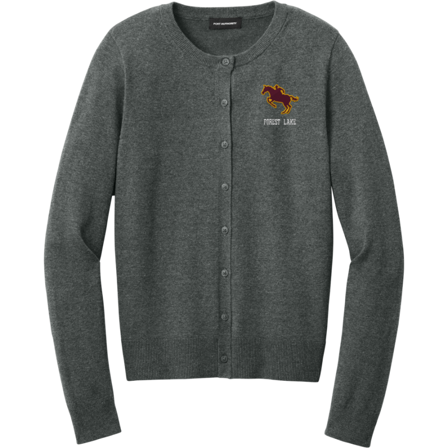 Forest Lake Rangers <span class="pdp-name-mascot">Forest Lake Rangers</span> Port Authority Women's Easy Care Crewneck Cardigan Sweater