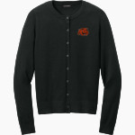Vacaville Bulldogs <span class="pdp-name-mascot">Vacaville High School Bulldogs</span> Port Authority Women's Easy Care Crewneck Cardigan Sweater Front Thumbnail