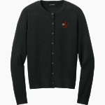 ST JOSEPH Bears Port Authority Women's Easy Care Crewneck Cardigan Sweater Front Thumbnail