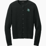 Jeremy Ranch Hawks <span class="pdp-name-mascot">Jeremy Ranch Elementary Hawks</span> Port Authority Women's Easy Care Crewneck Cardigan Sweater Front Thumbnail