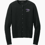 Spring Hill Badgers <span class="pdp-name-mascot">Spring Hill Badgers</span> Port Authority Women's Easy Care Crewneck Cardigan Sweater Front Thumbnail