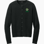 AZ Compass DRAGONS <span class="pdp-name-mascot">Compass Prep DRAGONS</span> Port Authority Women's Easy Care Crewneck Cardigan Sweater Front Thumbnail