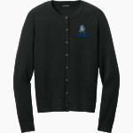 MOUNT MARKHAM HIGH SCHOOL MUSTANGS <span class="pdp-name-mascot">MOUNT MARKHAM MUSTANGS</span> Port Authority Women's Easy Care Crewneck Cardigan Sweater Front Thumbnail