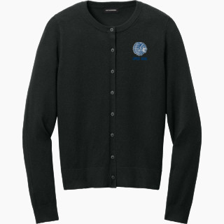 Port Authority Women's Easy Care Crewneck Cardigan Sweater