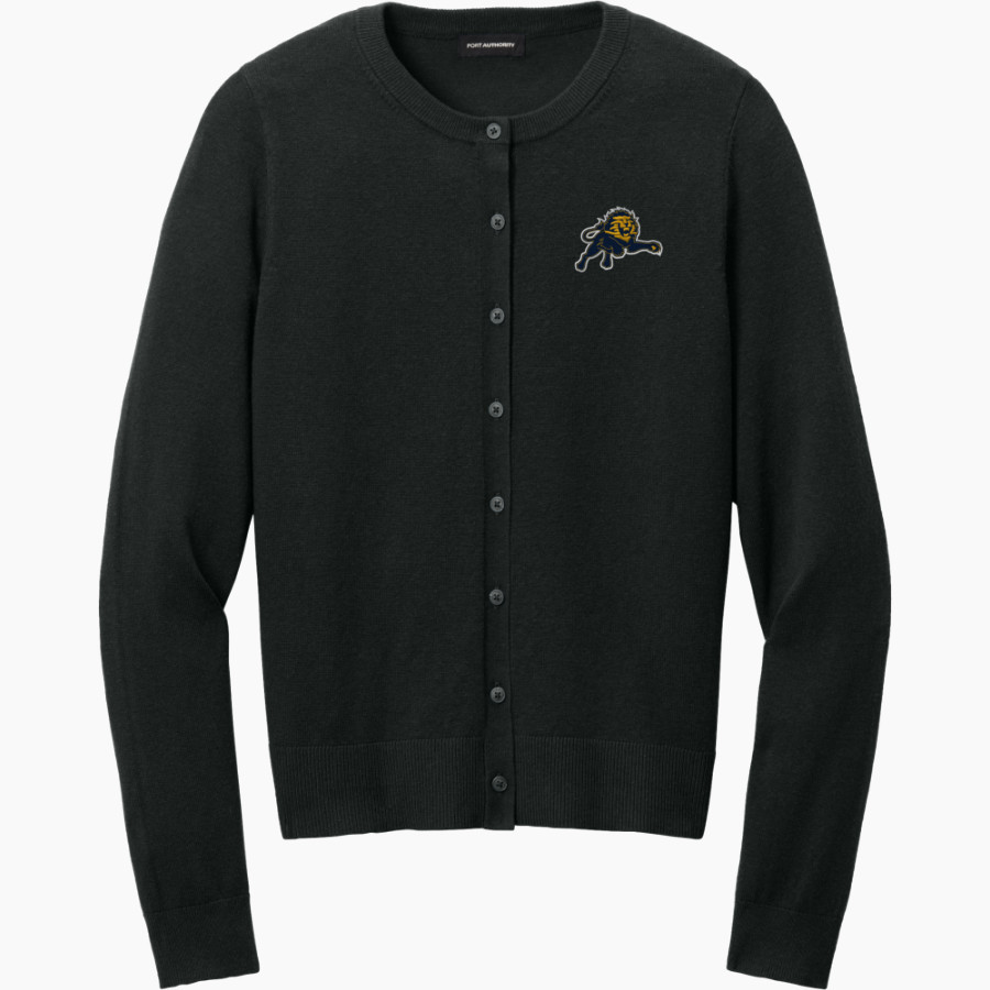 Payne Tech Lions <span class="pdp-name-mascot">Payne Tech Lions</span> Port Authority Women's Easy Care Crewneck Cardigan Sweater