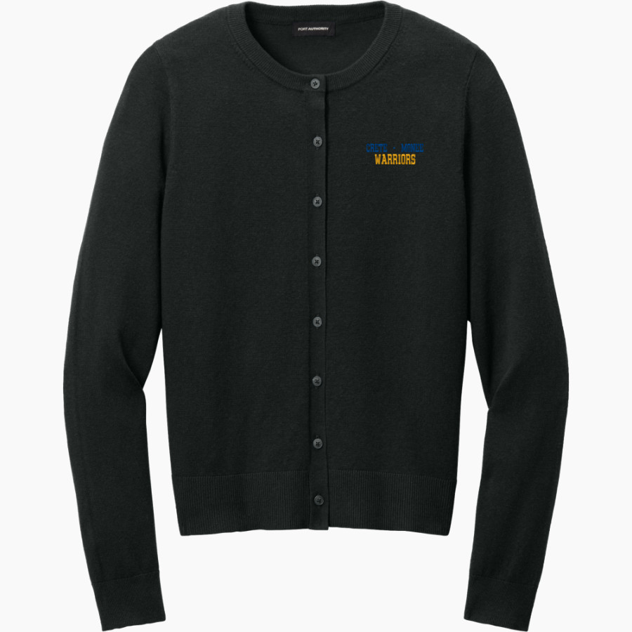 CRETE-MONEE HIGH SCHOOL WARRIORS <span class="pdp-name-mascot">CRETE - MONEE WARRIORS</span> Port Authority Women's Easy Care Crewneck Cardigan Sweater