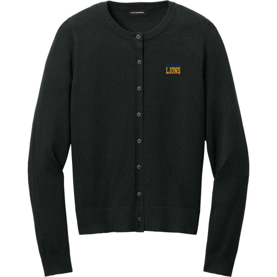 CHESTNUT RIDGE HIGH SCHOOL LIONS <span class="pdp-name-mascot">CHESTNUT RIDGE LIONS</span> Port Authority Women's Easy Care Crewneck Cardigan Sweater