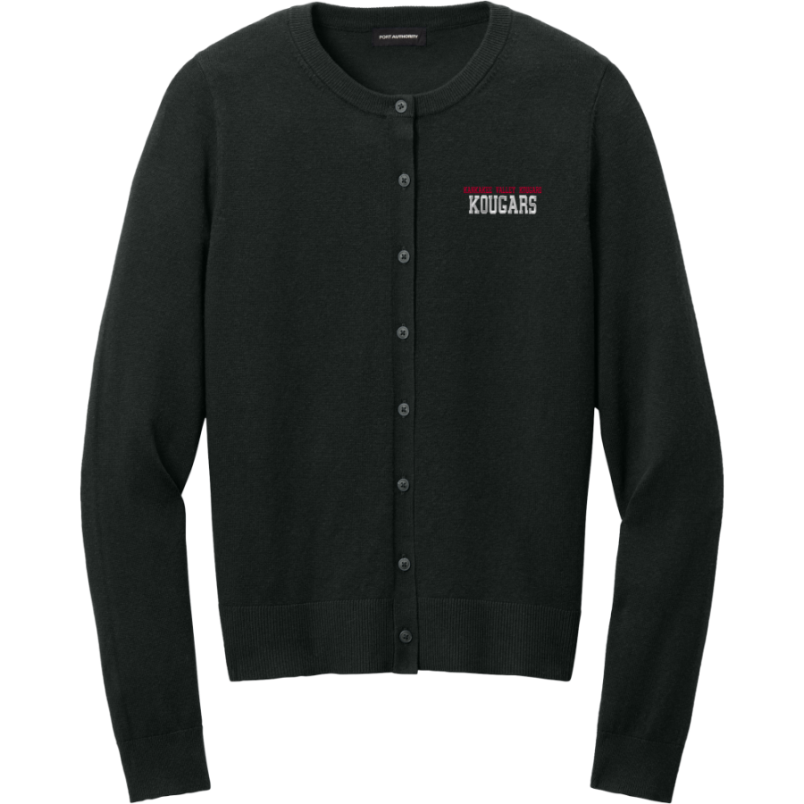 Kankakee Valley Kougars Kougars <span class="pdp-name-mascot">Kankakee Valley Kougars Kougars</span> Port Authority Women's Easy Care Crewneck Cardigan Sweater