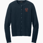 NEW BERLIN HIGH SCHOOL PRETZELS <span class="pdp-name-mascot">NEW BERLIN PRETZELS</span> Port Authority Women's Easy Care Crewneck Cardigan Sweater Front Thumbnail