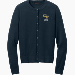 Cape Fear Colts <span class="pdp-name-mascot">Cape Fear Colts</span> Port Authority Women's Easy Care Crewneck Cardigan Sweater Front Thumbnail