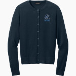 PARKVIEW CHRISTIAN ACADEMY FALCONS <span class="pdp-name-mascot">PARKVIEW CHRISTIAN FALCONS</span> Port Authority Women's Easy Care Crewneck Cardigan Sweater Front Thumbnail
